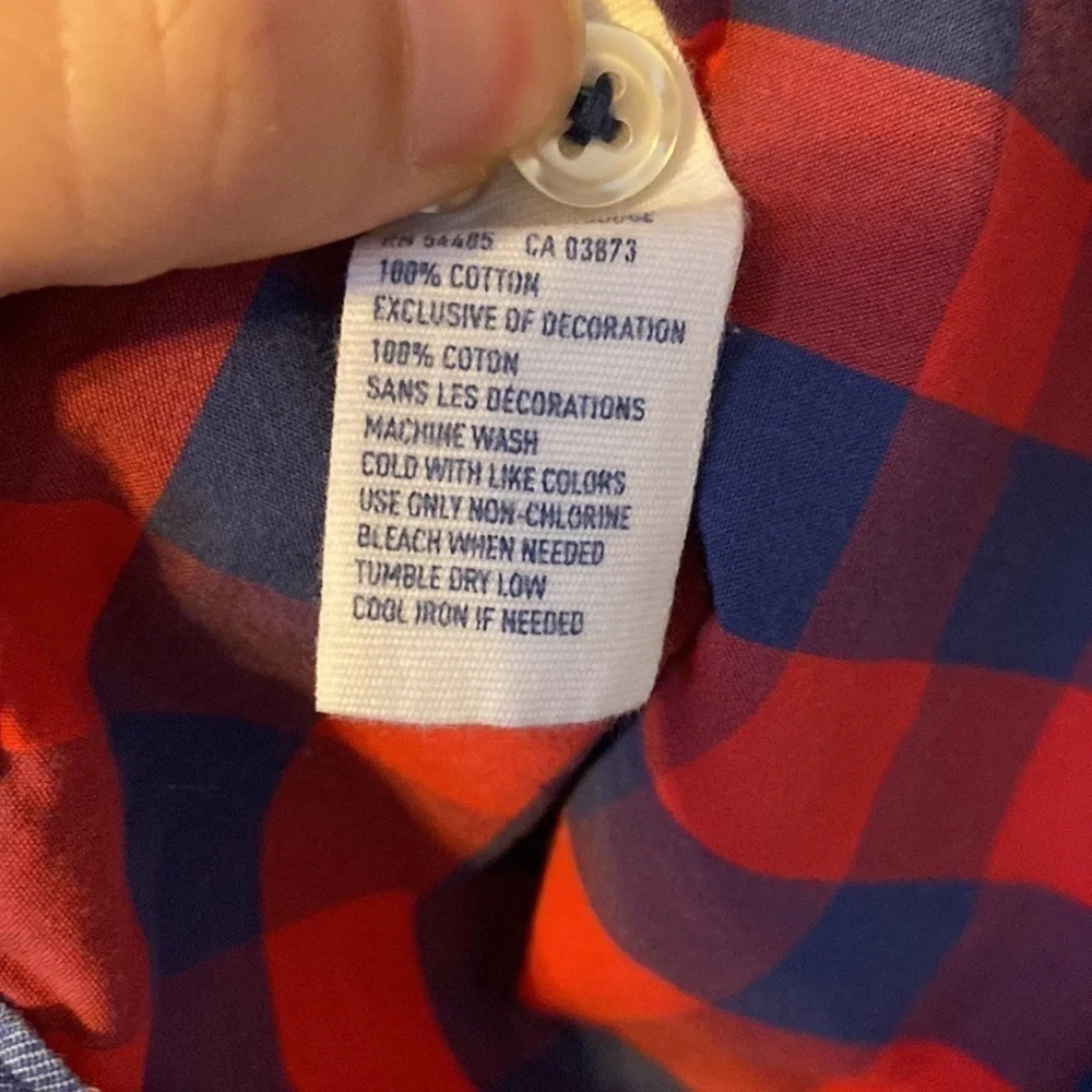 American Eagle mens button down shirt; athletic fit; size large